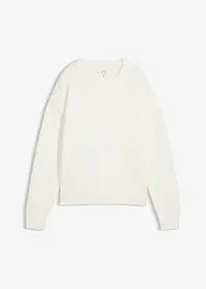 Oversize svetr z čisté bavlny, bonprix