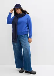 Oversize svetr z čisté bavlny, bonprix
