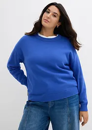 Oversize svetr z čisté bavlny, bonprix