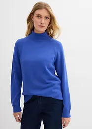 Svetr s rolákovým límcem, z čisté bavlny, bonprix