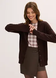 Dlouhý pletený kabátek z měkké viskózové směsi, bonprix