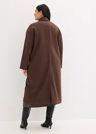 Oversize vlněný kabát, bonprix