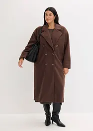 Oversize vlněný kabát, bonprix