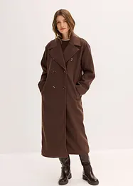 Oversize vlněný kabát, bonprix
