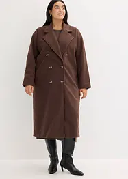 Oversize vlněný kabát, bonprix