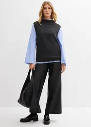 Svetr bez rukávů z čisté bavlny, bonprix