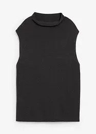 Svetr bez rukávů z čisté bavlny, bonprix