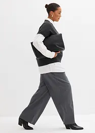 Svetr bez rukávů z čisté bavlny, bonprix