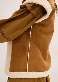 Vesta z umělé jehněčí kožešiny, bonprix