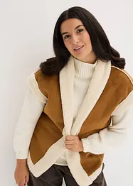 Vesta z umělé jehněčí kožešiny, bonprix