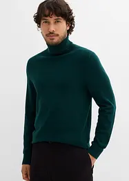 Svetr s rolákovým límcem, z jemné pleteniny s luxusní merino vlnou, Slim Fit, bonprix