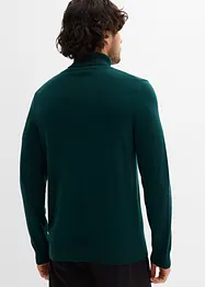 Svetr s rolákovým límcem, z jemné pleteniny s luxusní merino vlnou, Slim Fit, bonprix