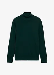 Svetr s rolákovým límcem, z jemné pleteniny s luxusní merino vlnou, Slim Fit, bonprix
