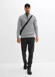 Pulovr se stojáčkem z recyklované bavlny, bonprix