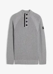 Pulovr se stojáčkem z recyklované bavlny, bonprix