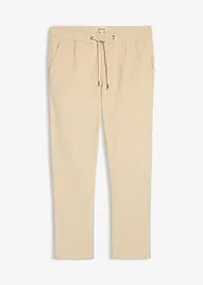 Manšestrové kalhoty bez zapínání, Regular Fit, Straight, bonprix