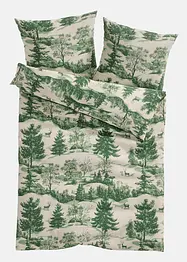 Souprava povlečení s lesní krajinou, bonprix