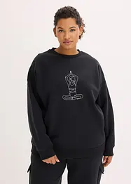 Funkční termo mikina, oversize, rychleschnoucí, bonprix