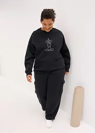 Funkční termo mikina, oversize, rychleschnoucí, bonprix