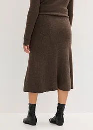 Pletená sukně v délce midi, bonprix