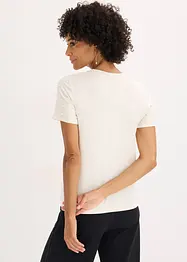 Triko s aplikací z perliček, bonprix