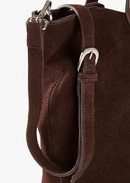 Velká kabelka ze semišové kůže, bonprix