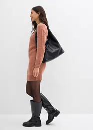 Oversized pletené šaty, bonprix