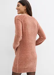 Oversized pletené šaty, bonprix