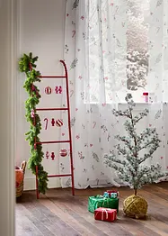 Záclona s vánočním potiskem (1 ks), bonprix