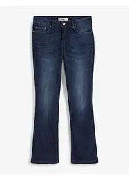 Bootcut džíny Mid Waist, strečové, bonprix