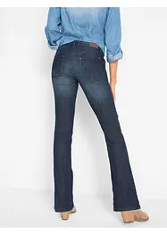 Bootcut džíny Mid Waist, strečové, bonprix