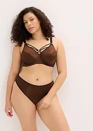 Zmenšovací podprsenka z třpytivého materiálu, bonprix