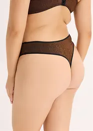 Maxikalhotky tanga z třyptivého materiálu, bonprix