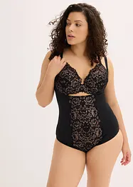 Stahovací body s lehkým tvarujícím efektem a třpytivou přízí, bonprix