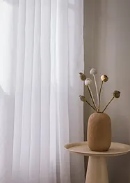 Záclona z recyklovaného polyesteru, s jemnou strukturou (1 ks), bonprix