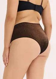 Maxi brazilské kalhotky z třpytivého materiálu, bonprix