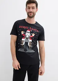 Tričko s vánočním motivem, organická bavlna, bonprix