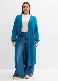 Dlouhý pletený kabátek se spadlými rameny, bonprix