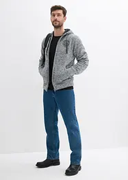 Mikina s kapucí a s medvídkovou podšívkou, bonprix