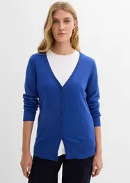 Kabátek z jemné pleteniny, s knoflíkovou lištou, bonprix