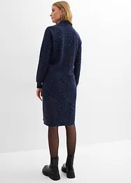 Mikinové šaty s límečkem na zip, bonprix