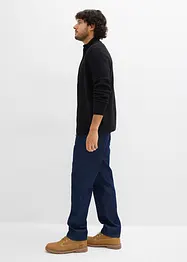 Rozepínací svetr se stojáčkem, s recyklovanou bavlnou, bonprix