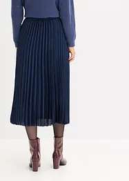 Plisovaná sukně z jemného saténu, bonprix