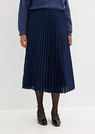 Plisovaná sukně z jemného saténu, bonprix