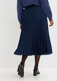 Plisovaná sukně z jemného saténu, bonprix