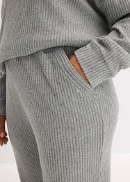 Domácí souprava z měkkého žebrovaného materiálu, oversize, bonprix