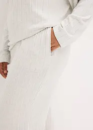 Domácí souprava z měkkého žebrovaného materiálu, oversize, bonprix