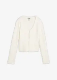 Kabátek z jemné pleteniny z péřové příze, bonprix