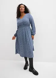 Midi šaty ze splývavé viskózy, bonprix