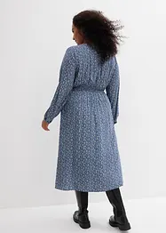 Midi šaty ze splývavé viskózy, bonprix